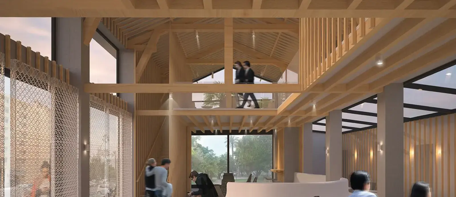 Le bar lounge Ecorce par l’agence Leclerc & Richerd