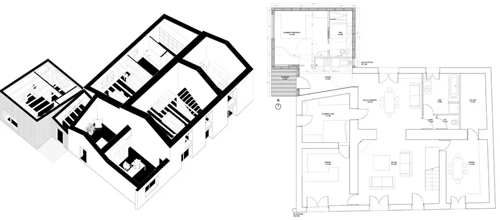 8. Extension d’une maison, réalisée par l’agence Montagne Architecture — photo 3