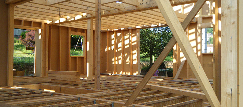 charpente construction maison bois