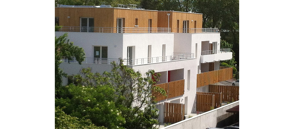 construction logements collectifs terrasse