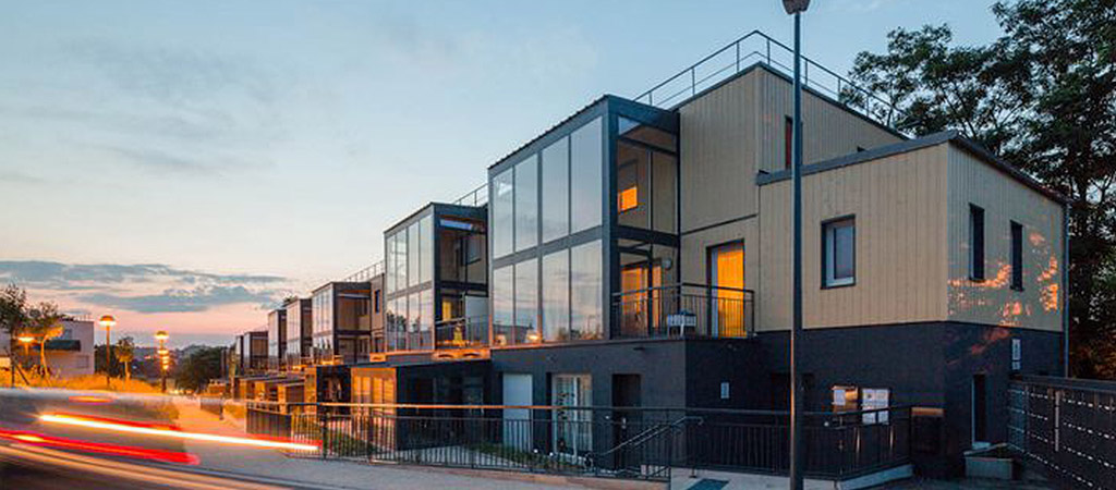 logements collectifs contemporain architecte